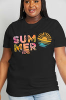 SUMMER VIBES Graphic Cotton Tee