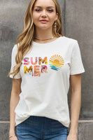 SUMMER VIBES Graphic Cotton Tee