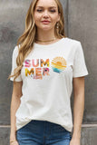 SUMMER VIBES Graphic Cotton Tee
