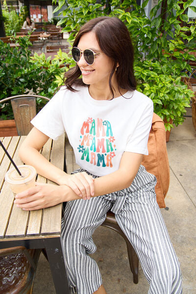 MAMA Round Neck T-Shirt
