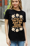 TRUST IN THE LORD AND DO GOOD PSALM 37:3 Graphic Cotton Tee