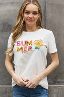 SUMMER VIBES Graphic Cotton Tee