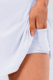 High Waist Pleated Active Skirt