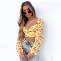 Flower Chiffon Skirt Set