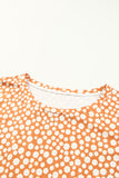 Floral Color Block Babydoll Top