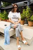 Simply Love Full Size SHHH I'M READING Short Sleeve T-Shirt