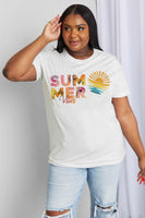 SUMMER VIBES Graphic Cotton Tee