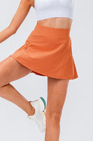 High Waist Pleated Active Skirt