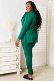 Lazy Days Curvy Long Sleeve Top and Leggings Set