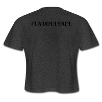 Women's Cropped T-Shirt - deep heather